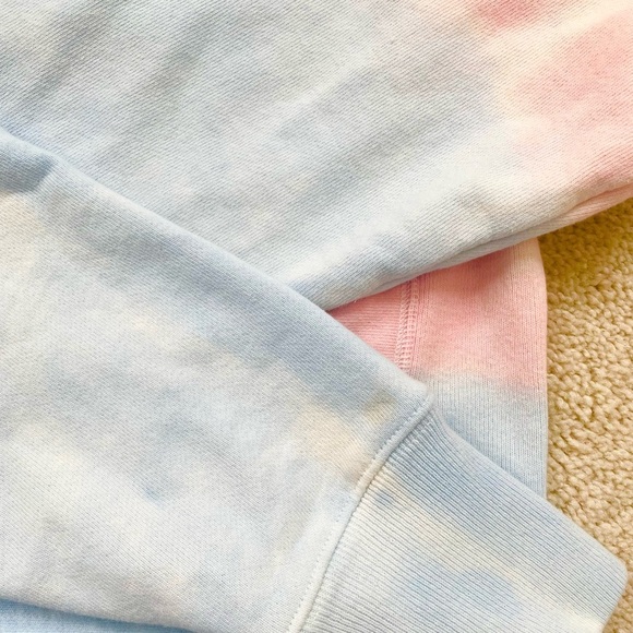 Victoria’s Secret PINK cropped college crew sweatshirt xs - Picture 5 of 6